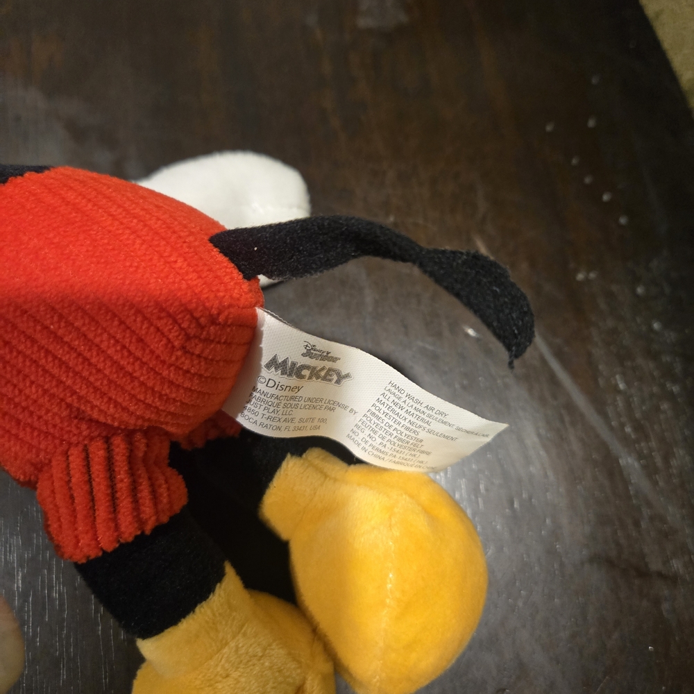 Disney Mickey Mouse Plush Toy - Black, Red, Yellow And ELMO - Picture 3 of 6